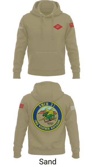 Hoodie, NMCB  27, Navy, Teamtime, Team time, sublimation, custom sports apparel, team uniforms, spirit wear, spiritwear, sports uniforms, custom shirts, team store, custom team store, fundraiser sports, apparel fundraiser