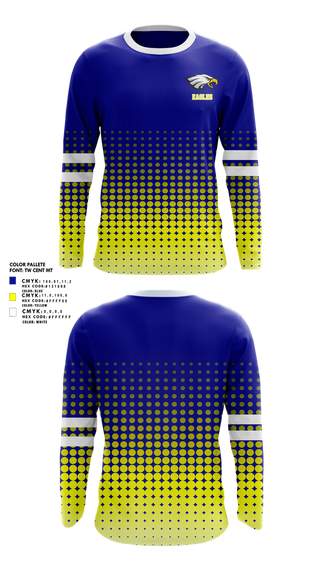 Long Sleeve Performance Shirt, Eagles, , Teamtime, Team time, sublimation, custom sports apparel, team uniforms, spirit wear, spiritwear, sports uniforms, custom shirts, team store, custom team store, fundraiser sports, apparel fundraiser