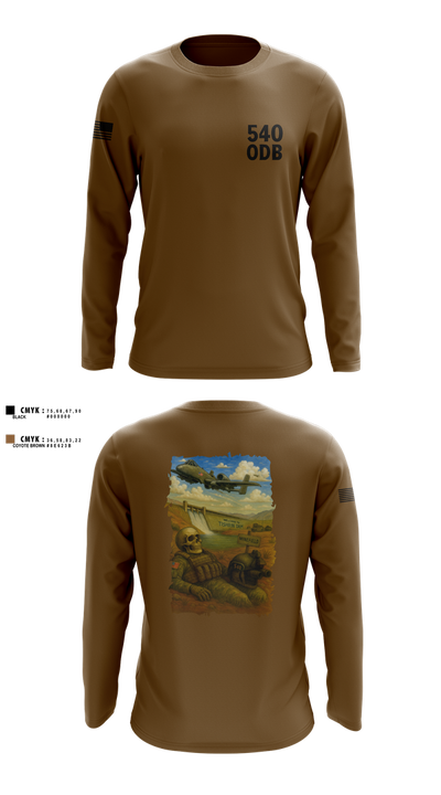 ODB SYRIA 35627311 Long Sleeve Performance Shirt 2