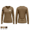 St. Cloud Composite Squadron 54749933 Women's Long Sleeve V-neck Shirt - 1