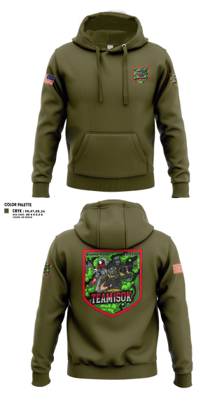 Hoodie, 1SOK, Army, Teamtime, Team time, sublimation, custom sports apparel, team uniforms, spirit wear, spiritwear, sports uniforms, custom shirts, team store, custom team store, fundraiser sports, apparel fundraiser