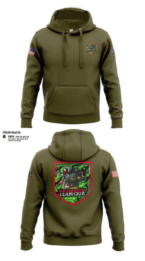 Hoodie, 1SOK, Army, Teamtime, Team time, sublimation, custom sports apparel, team uniforms, spirit wear, spiritwear, sports uniforms, custom shirts, team store, custom team store, fundraiser sports, apparel fundraiser