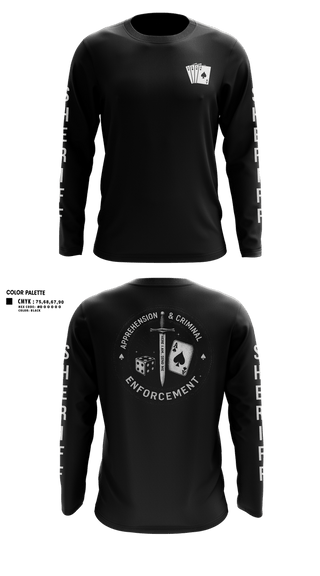 Long Sleeve Performance Shirt, ACE, Police, Teamtime, Team time, sublimation, custom sports apparel, team uniforms, spirit wear, spiritwear, sports uniforms, custom shirts, team store, custom team store, fundraiser sports, apparel fundraiser
