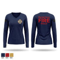 MFD Women's Long Sleeve V-neck Shirt - 1