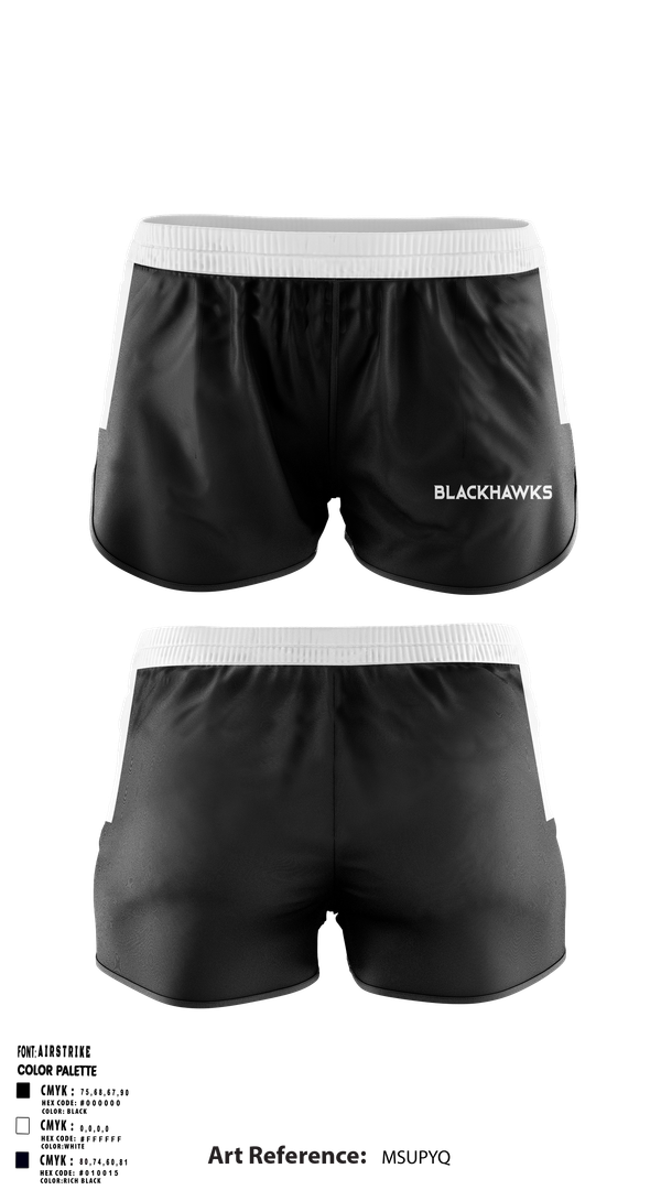 Ranger Panties, Blackhawks, , Teamtime, Team time, sublimation, custom sports apparel, team uniforms, spirit wear, spiritwear, sports uniforms, custom shirts, team store, custom team store, fundraiser sports, apparel fundraiser