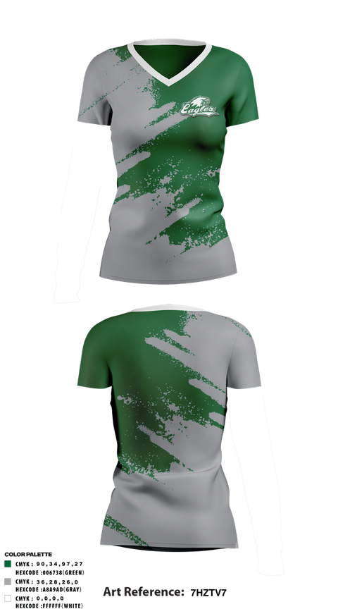 Womens Short Sleeve Vneck Shirt, Laney College, Swimming, Teamtime, Team time, sublimation, custom sports apparel, team uniforms, spirit wear, spiritwear, sports uniforms, custom shirts, team store, custom team store, fundraiser sports, apparel fundraiser