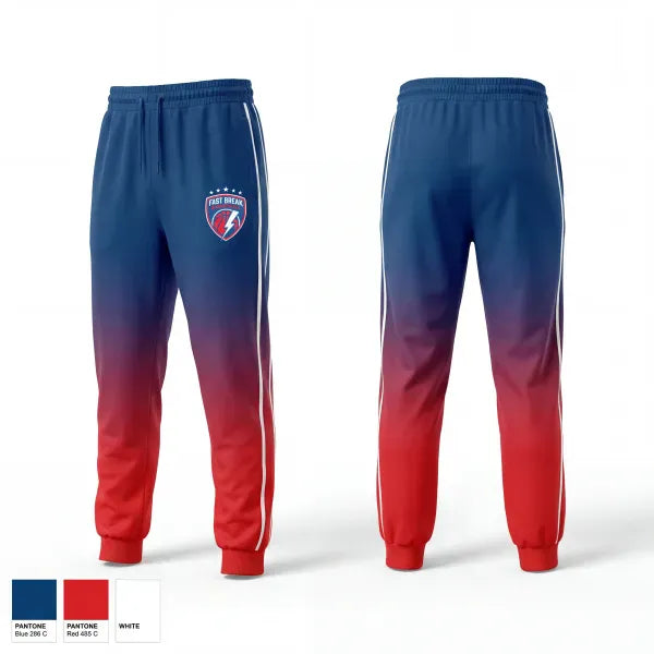 Sweatpants, Fast Break Basketball, Men's Basketball, Teamtime, Team time, sublimation, custom sports apparel, team uniforms, spirit wear, spiritwear, sports uniforms, custom shirts, team store, custom team store, fundraiser sports, apparel fundraiser