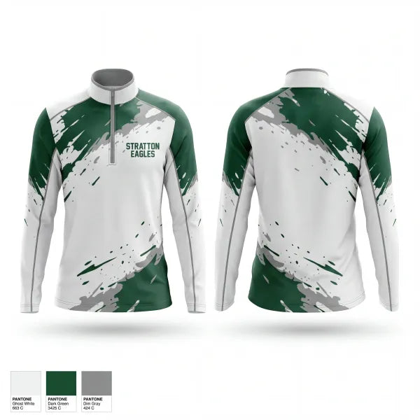 Quarter Zip Jacket, Stratton Eagles, Baseball, Teamtime, Team time, sublimation, custom sports apparel, team uniforms, spirit wear, spiritwear, sports uniforms, custom shirts, team store, custom team store, fundraiser sports, apparel fundraiser