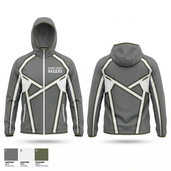 Windbreaker, Silver Creek Raiders, Tennis, Teamtime, Team time, sublimation, custom sports apparel, team uniforms, spirit wear, spiritwear, sports uniforms, custom shirts, team store, custom team store, fundraiser sports, apparel fundraiser