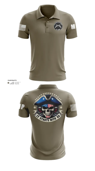 Short Sleeve Performance Polo, , Army, Teamtime, Team time, sublimation, custom sports apparel, team uniforms, spirit wear, spiritwear, sports uniforms, custom shirts, team store, custom team store, fundraiser sports, apparel fundraiser