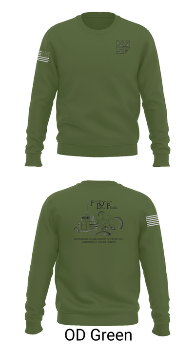 Naval Submarine Support Facility Crew Neck Sweatshirt - 43