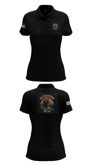 Womens Short Sleeve Performance Polo, TED STEVENS, , Teamtime, Team time, sublimation, custom sports apparel, team uniforms, spirit wear, spiritwear, sports uniforms, custom shirts, team store, custom team store, fundraiser sports, apparel fundraiser