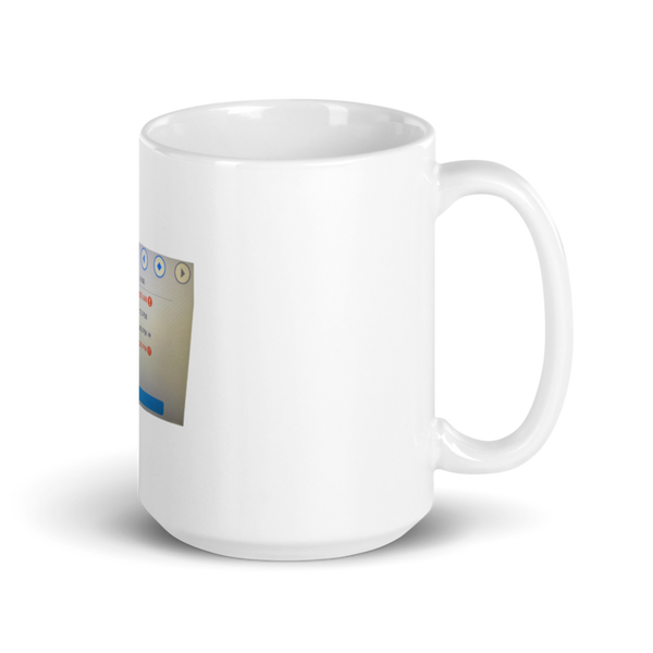 3-34 19542900 White Glossy Mug - Small