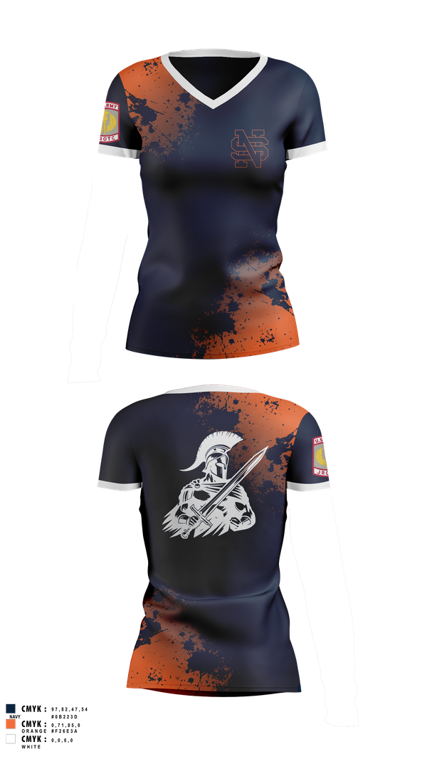 Womens Short Sleeve Vneck Shirt, Spartans, Cross Country, Teamtime, Team time, sublimation, custom sports apparel, team uniforms, spirit wear, spiritwear, sports uniforms, custom shirts, team store, custom team store, fundraiser sports, apparel fundraiser