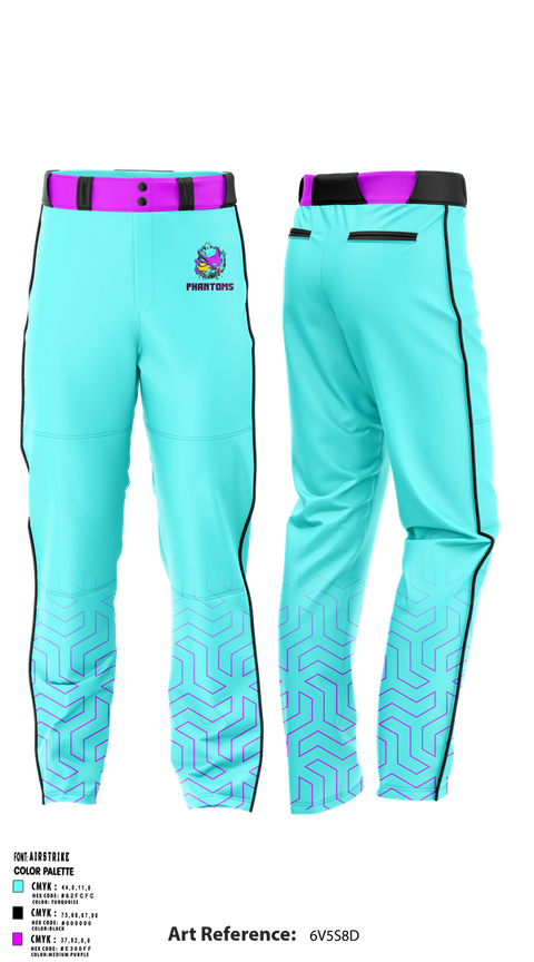 Baseball Pants, Phantoms, Baseball, Teamtime, Team time, sublimation, custom sports apparel, team uniforms, spirit wear, spiritwear, sports uniforms, custom shirts, team store, custom team store, fundraiser sports, apparel fundraiser
