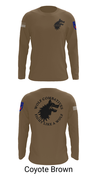 Wolf Combatives Long Sleeve Performance Shirt 6