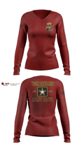 Tiger Battalion 28328179 Women's Long Sleeve V-neck Shirt - 100