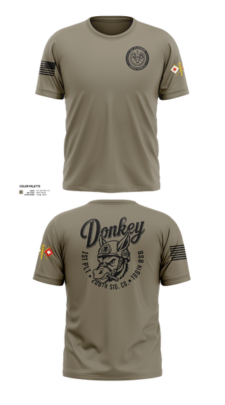 Old School Cotton Feel Shirt, 206th Sig Co., Army, Teamtime, Team time, sublimation, custom sports apparel, team uniforms, spirit wear, spiritwear, sports uniforms, custom shirts, team store, custom team store, fundraiser sports, apparel fundraiser