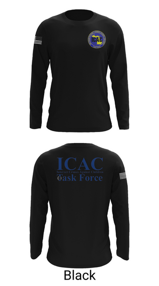 Long Sleeve Performance Shirt, Internet Crimes Against Children Task Force, Police, Teamtime, Team time, sublimation, custom sports apparel, team uniforms, spirit wear, spiritwear, sports uniforms, custom shirts, team store, custom team store, fundraiser sports, apparel fundraiser