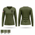 Crawford county sheriffs office 11890286 Women's Long Sleeve V-neck Shirt - 1