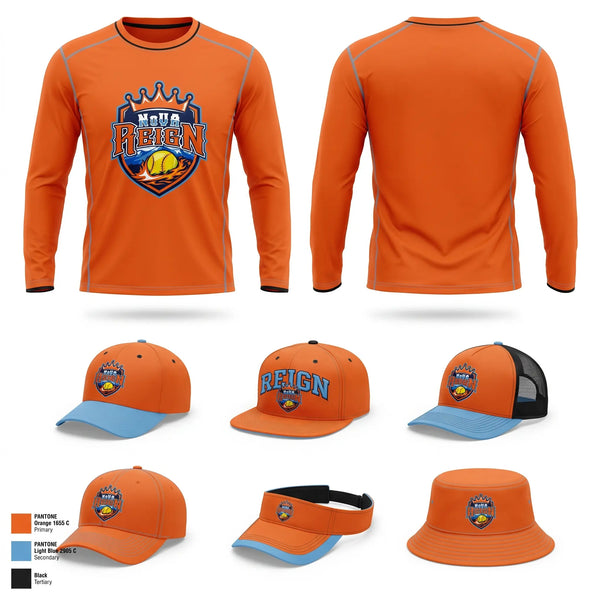 Long Sleeve Performance Shirt, NoVA Reign, Softball, Teamtime, Team time, sublimation, custom sports apparel, team uniforms, spirit wear, spiritwear, sports uniforms, custom shirts, team store, custom team store, fundraiser sports, apparel fundraiser