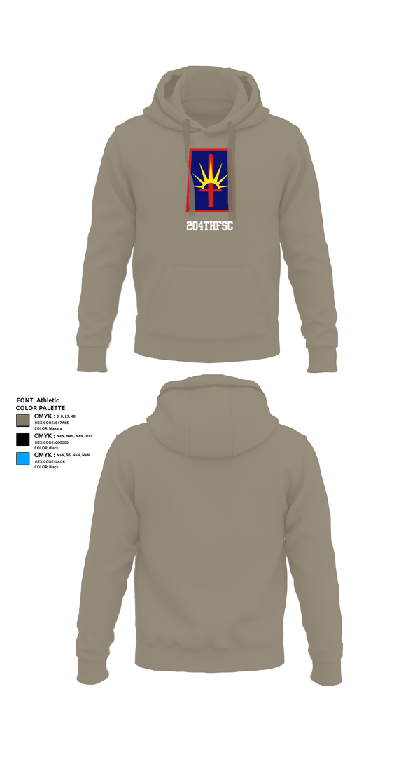 Hoodie, 204thFSC, National Guard, Teamtime, Team time, sublimation, custom sports apparel, team uniforms, spirit wear, spiritwear, sports uniforms, custom shirts, team store, custom team store, fundraiser sports, apparel fundraiser