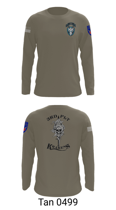 95th cbrn 3rd plt Long Sleeve Performance Shirt 66