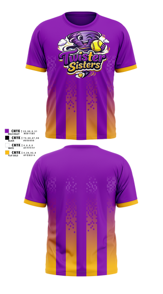 Short Sleeve Performance Shirt, Twister Sisters, Softball, Teamtime, Team time, sublimation, custom sports apparel, team uniforms, spirit wear, spiritwear, sports uniforms, custom shirts, team store, custom team store, fundraiser sports, apparel fundraiser