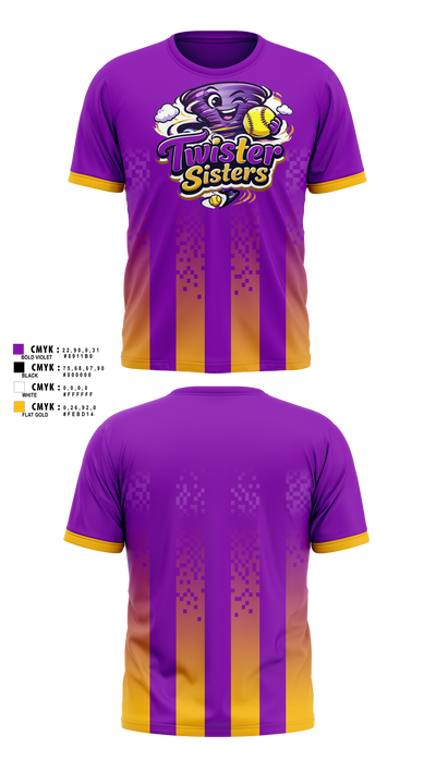 Twister Sisters Short Sleeve Performance Shirt - 5