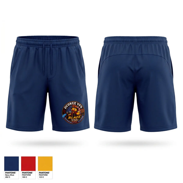 Athletic Shorts With Pockets, City of Oconee Volunteer Fire Department, Fire Department, Teamtime, Team time, sublimation, custom sports apparel, team uniforms, spirit wear, spiritwear, sports uniforms, custom shirts, team store, custom team store, fundraiser sports, apparel fundraiser