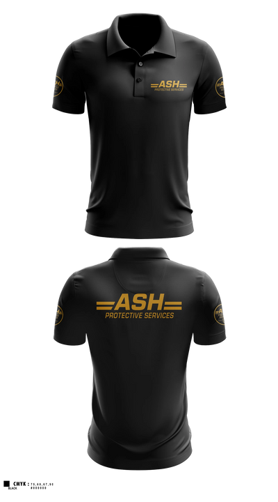ASH Protective Services Short Sleeve Performance Polo - 1
