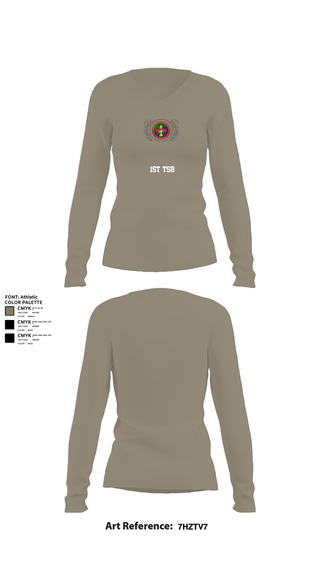 Womens Long Sleeve Vneck Shirt, 1st TSB, , Teamtime, Team time, sublimation, custom sports apparel, team uniforms, spirit wear, spiritwear, sports uniforms, custom shirts, team store, custom team store, fundraiser sports, apparel fundraiser