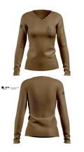 AV-PED//FST 85926430 Women's Long Sleeve V-neck Shirt - 2 (1)
