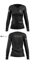 258th HR CO 75261364 Women's Long Sleeve V-neck Shirt - 4