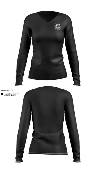 Womens Long Sleeve Vneck Shirt, Alpine AssaultAlpine Assault, Softball, Teamtime, Team time, sublimation, custom sports apparel, team uniforms, spirit wear, spiritwear, sports uniforms, custom shirts, team store, custom team store, fundraiser sports, apparel fundraiser