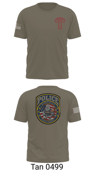Short Sleeve Performance Shirt, NYPD THREAT, Police, Teamtime, Team time, sublimation, custom sports apparel, team uniforms, spirit wear, spiritwear, sports uniforms, custom shirts, team store, custom team store, fundraiser sports, apparel fundraiser