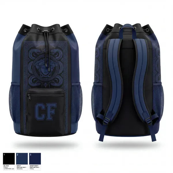 Gear Bag, CF, Navy, Teamtime, Team time, sublimation, custom sports apparel, team uniforms, spirit wear, spiritwear, sports uniforms, custom shirts, team store, custom team store, fundraiser sports, apparel fundraiser