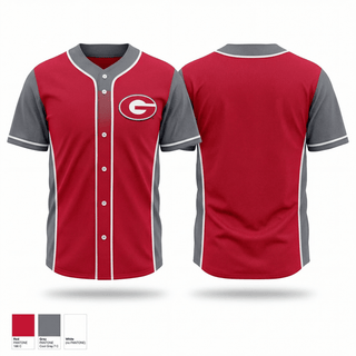 Full Button Baseball Jersey, Groesbeck High School Baseball, Baseball, Teamtime, Team time, sublimation, custom sports apparel, team uniforms, spirit wear, spiritwear, sports uniforms, custom shirts, team store, custom team store, fundraiser sports, apparel fundraiser