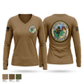 BMU-2 Women's Long Sleeve V-neck Shirt - 1