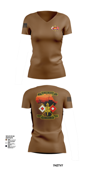 Womens Short Sleeve Vneck Shirt, Task Force Bataan, , Teamtime, Team time, sublimation, custom sports apparel, team uniforms, spirit wear, spiritwear, sports uniforms, custom shirts, team store, custom team store, fundraiser sports, apparel fundraiser