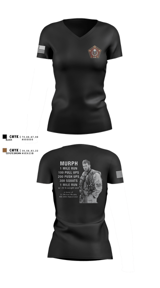 Womens Short Sleeve Vneck Shirt, H2F_1MED_, Army, Teamtime, Team time, sublimation, custom sports apparel, team uniforms, spirit wear, spiritwear, sports uniforms, custom shirts, team store, custom team store, fundraiser sports, apparel fundraiser