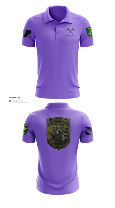 486th Civil Affairs Battalion Short Sleeve Performance Polo - 22