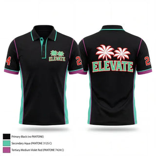 Short Sleeve Performance Polo, West coast elevate, Baseball, Teamtime, Team time, sublimation, custom sports apparel, team uniforms, spirit wear, spiritwear, sports uniforms, custom shirts, team store, custom team store, fundraiser sports, apparel fundraiser