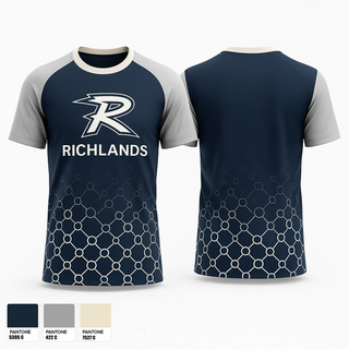 Old School Cotton Feel Shirt, Richlands, , Teamtime, Team time, sublimation, custom sports apparel, team uniforms, spirit wear, spiritwear, sports uniforms, custom shirts, team store, custom team store, fundraiser sports, apparel fundraiser