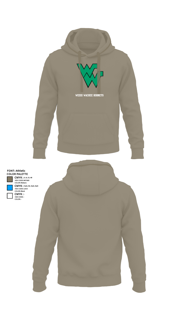 Hoodie, Weeki Wachee Hornets, Women's Soccer, Teamtime, Team time, sublimation, custom sports apparel, team uniforms, spirit wear, spiritwear, sports uniforms, custom shirts, team store, custom team store, fundraiser sports, apparel fundraiser
