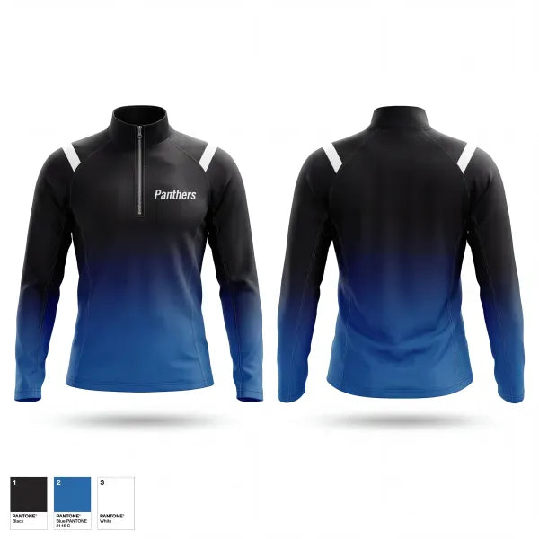 Quarter Zip Jacket, Panthers, Wrestling, Teamtime, Team time, sublimation, custom sports apparel, team uniforms, spirit wear, spiritwear, sports uniforms, custom shirts, team store, custom team store, fundraiser sports, apparel fundraiser