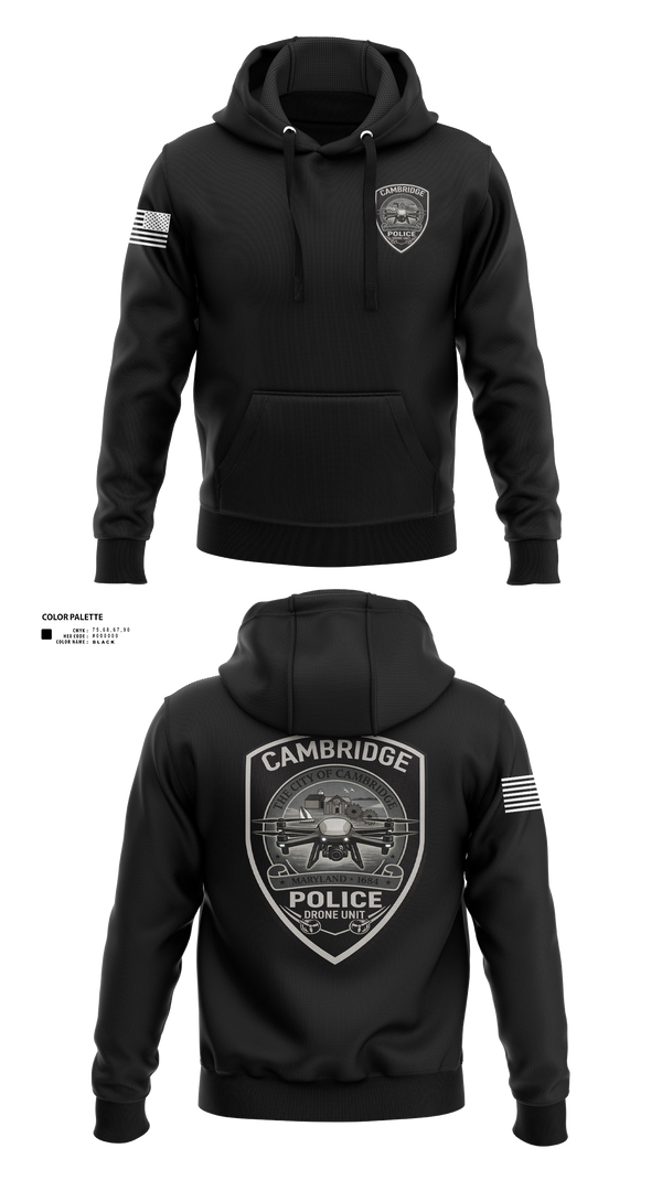Hoodie, RDC Outdoors, Police, Teamtime, Team time, sublimation, custom sports apparel, team uniforms, spirit wear, spiritwear, sports uniforms, custom shirts, team store, custom team store, fundraiser sports, apparel fundraiser