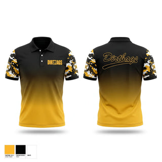 Short Sleeve Performance Polo, DC Dirtbags, Baseball, Teamtime, Team time, sublimation, custom sports apparel, team uniforms, spirit wear, spiritwear, sports uniforms, custom shirts, team store, custom team store, fundraiser sports, apparel fundraiser