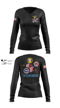 IO J39 Women's Long Sleeve V-neck Shirt - 14