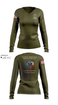 Houston ERO SRT 83107993 Women's Long Sleeve V-neck Shirt - 21